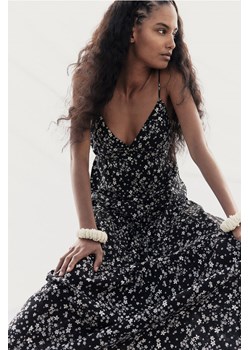 H & M - Długa sukienka na ramiączkach - Czarny ze sklepu H&M w kategorii Sukienki - zdjęcie 173372289