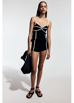 H & M - Top w stylu gorsetowym - Czarny ze sklepu H&M w kategorii Bluzki damskie - zdjęcie 173372308