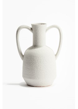 H & M - Wazon z terakoty - Biały ze sklepu H&M w kategorii Wazony - zdjęcie 173372315