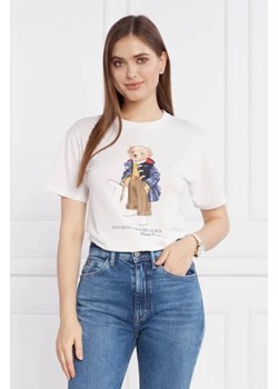 POLO RALPH LAUREN T-shirt | Regular Fit ze sklepu Gomez Fashion Store w kategorii Bluzki damskie - zdjęcie 173372669