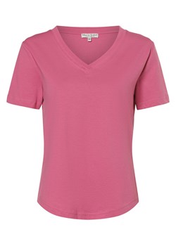 Marie Lund T-shirt damski Kobiety Bawełna wyrazisty róż jednolity ze sklepu vangraaf w kategorii Bluzki damskie - zdjęcie 173373559