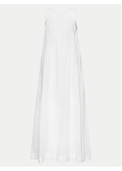 Max Mara Leisure Sukienka letnia Cappa 32210706 Biały Regular Fit ze sklepu MODIVO w kategorii Sukienki - zdjęcie 173374469