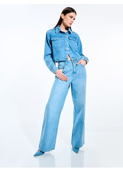 Mohito - Jeansy wide leg - niebieski ze sklepu Mohito w kategorii Jeansy damskie - zdjęcie 173375176