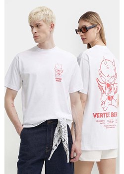 Vertere Berlin t-shirt bawełniany kolor biały z nadrukiem VER T228 ze sklepu ANSWEAR.com w kategorii Bluzki damskie - zdjęcie 173375747