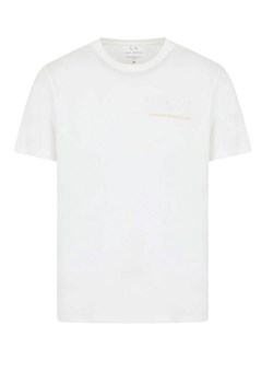 t-shirt męski armani exchange 3dztag zj9tz 1116 biały ze sklepu Royal Shop w kategorii T-shirty męskie - zdjęcie 173375818