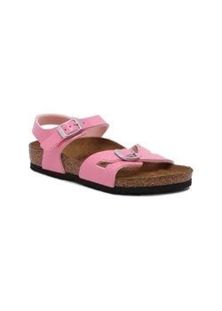 Birkenstock Sandały Patent Candy Pink | z dodatkiem skóry ze sklepu Gomez Fashion Store w kategorii Sandały dziecięce - zdjęcie 173376717