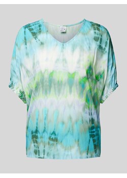 Bluzka z efektem batiku model ‘Green Batik’ ze sklepu Peek&Cloppenburg  w kategorii Bluzki damskie - zdjęcie 173377178