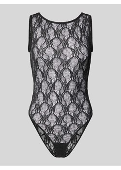 Body z obszyciem koronką model ‘MELISA’ ze sklepu Peek&Cloppenburg  w kategorii Body damskie - zdjęcie 173377206
