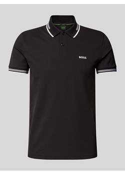 Koszulka polo o kroju slim fit z nadrukiem z logo model ‘Paul’ ze sklepu Peek&Cloppenburg  w kategorii T-shirty męskie - zdjęcie 173377406