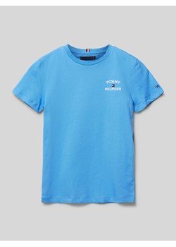 T-shirt z nadrukiem z logo ze sklepu Peek&Cloppenburg  w kategorii T-shirty chłopięce - zdjęcie 173377487