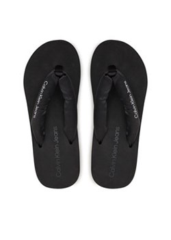 Calvin Klein Jeans Japonki Beach Wedge Sandal Padded Ny YW0YW01397 Czarny ze sklepu MODIVO w kategorii Klapki damskie - zdjęcie 173377927