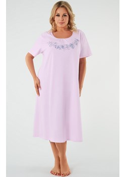 Damska koszula nocna z krótkim rękawem różowa Zarita, Kolor różowy, Rozmiar L, Italian Fashion ze sklepu Primodo w kategorii Koszule nocne - zdjęcie 173378069
