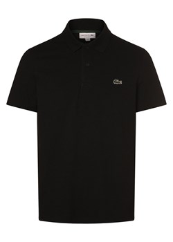 Lacoste Męska koszulka polo Mężczyźni Bawełna czarny jednolity ze sklepu vangraaf w kategorii T-shirty męskie - zdjęcie 173379619