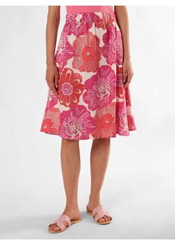 Marie Lund Lniana spódnica damska Kobiety len wyrazisty róż wzorzysty ze sklepu vangraaf w kategorii Spódnice - zdjęcie 173379649