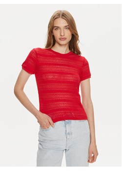 Pieces T-Shirt Agda 17148867 Czerwony Loose Fit ze sklepu MODIVO w kategorii Bluzki damskie - zdjęcie 173380106