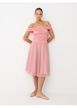 Mohito - Tiulowa spódnica midi - różowy ze sklepu Mohito w kategorii Spódnice - zdjęcie 173380289