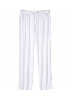 Białe, lejące, luźne spodnie ze sklepu Atlas For Men w kategorii Spodnie damskie - zdjęcie 173380417