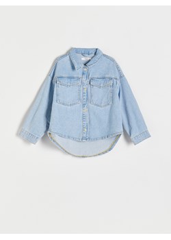 Reserved - Jeansowa koszula - niebieski ze sklepu Reserved w kategorii Koszule dziewczęce - zdjęcie 173380629