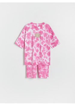 Reserved - Dwuczęściowa piżama Pusheen - fuksja ze sklepu Reserved w kategorii Piżamy dziecięce - zdjęcie 173380656