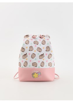 Reserved - Torebka typu worek Pusheen - brudny róż ze sklepu Reserved w kategorii Plecaki dla dzieci - zdjęcie 173381076