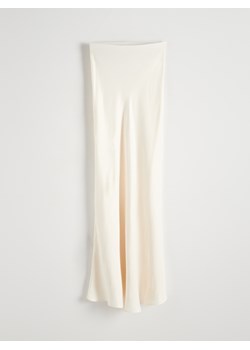 Reserved - Spódnica z wiskozy - biały ze sklepu Reserved w kategorii Spódnice - zdjęcie 173381489