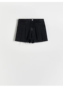 Reserved - Jeansowe szorty wide leg - czarny ze sklepu Reserved w kategorii Spodenki dziewczęce - zdjęcie 173383365