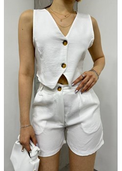 Komplet BENVIRTA WHITE ze sklepu Ivet Shop w kategorii Komplety i garnitury damskie - zdjęcie 173383806