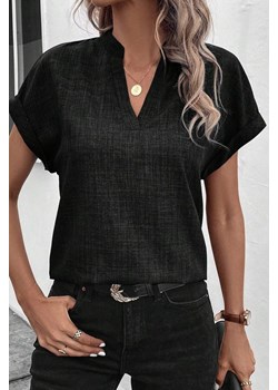 Bluzka VOELINA BLACK ze sklepu Ivet Shop w kategorii Bluzki damskie - zdjęcie 173383816