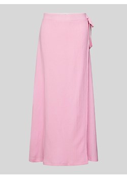 Długa spódnica z bocznym wiązaniem model ‘Rosa’ ze sklepu Peek&Cloppenburg  w kategorii Spódnice - zdjęcie 173384045