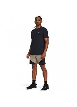 Męskie spodenki treningowe Under Armour UA Vanish Elite Hybrid Short - beżowe ze sklepu Sportstylestory.com w kategorii Spodenki męskie - zdjęcie 173384178