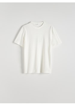 Reserved - T-shirt comfort fit - złamana biel ze sklepu Reserved w kategorii T-shirty męskie - zdjęcie 173385347
