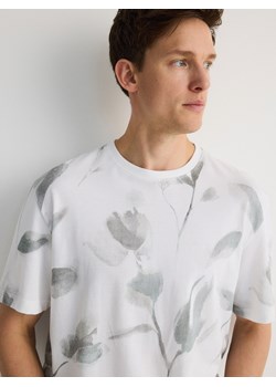 Reserved - T-shirt comfort fit - złamana biel ze sklepu Reserved w kategorii T-shirty męskie - zdjęcie 173385399