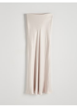 Reserved - Spódnica z wiskozy - kremowy ze sklepu Reserved w kategorii Spódnice - zdjęcie 173385499