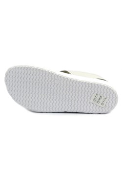 Skórzane sandały damskie na rzepy - Helios 136, białe ze sklepu ulubioneobuwie w kategorii Sandały damskie - zdjęcie 173386056