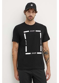 Joop! t-shirt bawełniany męski kolor czarny z nadrukiem 30042368 ze sklepu ANSWEAR.com w kategorii T-shirty męskie - zdjęcie 173386438