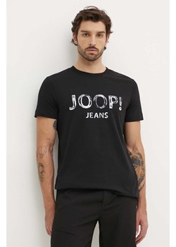 Joop! t-shirt bawełniany męski kolor czarny z nadrukiem 30042354 ze sklepu ANSWEAR.com w kategorii T-shirty męskie - zdjęcie 173386458