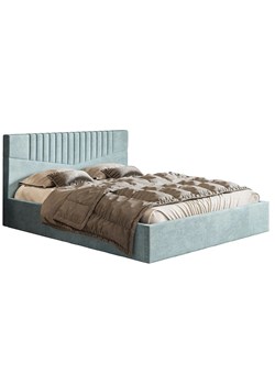 Tapicerowane łóżko 160x200 Landes 3X - 36 kolorów ze sklepu Edinos.pl w kategorii Łóżka i materace - zdjęcie 173387086
