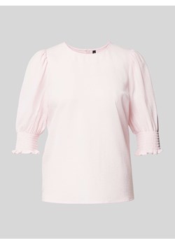 Bluzka z marszczonymi detalami model ‘NINA’ ze sklepu Peek&Cloppenburg  w kategorii Bluzki damskie - zdjęcie 173388348