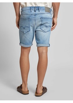 Bermudy z imitacji denimu ze sklepu Peek&Cloppenburg  w kategorii Spodenki męskie - zdjęcie 173388385