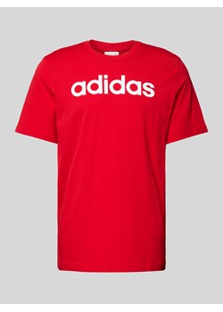 T-shirt z nadrukiem z logo i okrągłym dekoltem ze sklepu Peek&Cloppenburg  w kategorii T-shirty męskie - zdjęcie 173388505