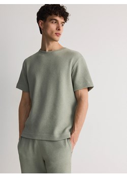 Reserved - T-shirt comfort fit - oliwkowy ze sklepu Reserved w kategorii T-shirty męskie - zdjęcie 173389828