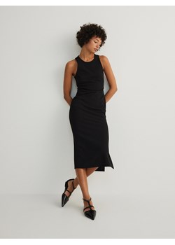 Reserved - Dzianinowa sukienka - czarny ze sklepu Reserved w kategorii Sukienki - zdjęcie 173389898