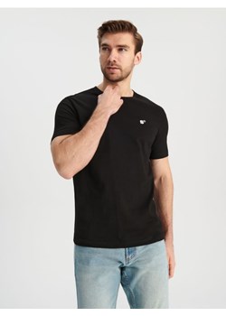 Sinsay - Koszulka z nadrukiem - czarny ze sklepu Sinsay w kategorii T-shirty męskie - zdjęcie 173391116