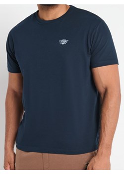 Sinsay - Koszulka z nadrukiem - granatowy ze sklepu Sinsay w kategorii T-shirty męskie - zdjęcie 173391119