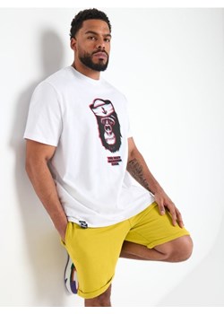 Sinsay - Koszulka z nadrukiem - biały ze sklepu Sinsay w kategorii T-shirty męskie - zdjęcie 173391136