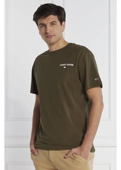 Tommy Jeans T-shirt LINEAR BACK PRINT | Regular Fit ze sklepu Gomez Fashion Store w kategorii T-shirty męskie - zdjęcie 173392976
