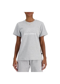 Koszulka New Balance WT41816AG - szara ze sklepu streetstyle24.pl w kategorii Bluzki damskie - zdjęcie 173394069
