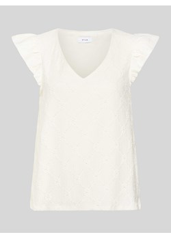 Bluzka z dekoltem w serek model ‘DELEA’ ze sklepu Peek&Cloppenburg  w kategorii Bluzki damskie - zdjęcie 173396609