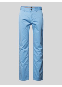Chinosy o kroju slim fit z wpuszczanymi kieszeniami ze sklepu Peek&Cloppenburg  w kategorii Spodnie męskie - zdjęcie 173396658