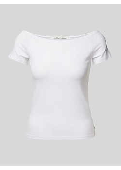 T-shirt z dekoltem w łódkę ze sklepu Peek&Cloppenburg  w kategorii Bluzki damskie - zdjęcie 173396678
